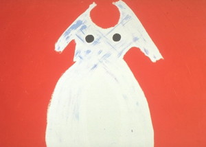 Title: Fuzzy Being I, Style: Esoteric, Medium: Acrylic on Canvas, Size: 40" x 30" (102 cm x 76 cm), Created: 1989, Accession #89/2