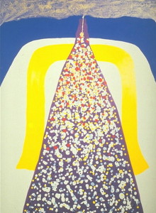 Title: Herself, Style: Allegoric, Medium: Acrylic on Canvas, Size: 36" x 48" (91 cm x 122 cm), Created: 1990, Accession #90/4