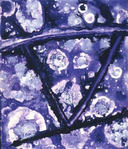 Title: Our Lady of the Universes, Style: Esoteric, Medium: Acrylic on Canvas, Size: 11" x 14" (28 cm x 36 cm), Created: 1992, Accession #92/17P