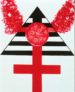 Title: Unification, Style: Symbolic, Medium: Acrylic on Canvas, Size: 24" x 30" (61 cm x 76 cm), Created: 1992, Accession #92/15P