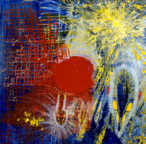 Title: Untitled 91/19, Style: Esoteric, Medium: Acrylic on Canvas, Size: 60" x 60" (152 cm x 152 cm), Created: 1991, Accession #91/19