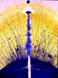 Title: Untitled 9207P, Style: Esoteric, Medium: Acrylic on Paper, Size: 22" x 30" (56 cm x 76 cm), Created: 1992, Accession #92/07P